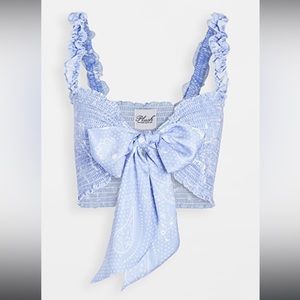 Excellent Condition Plush Silk Bandana Top